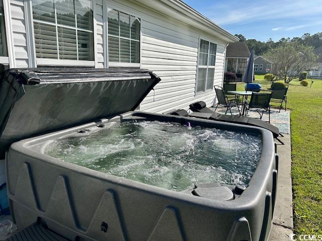 232 Marbella Dr, Murrells Inlet, SC 29576 - exterior space with a hot tub