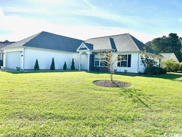 232 Marbella Dr, Murrells Inlet, SC 29576 - view of front of home with a front yard and an attached garage