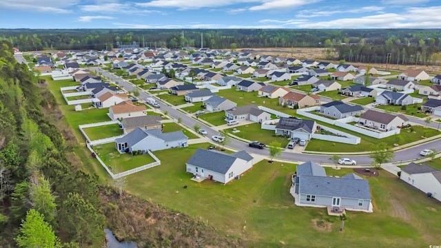 1340 Valor Rd, Conway, SC 29527 - aerial view of residential area featuring a heavily wooded area