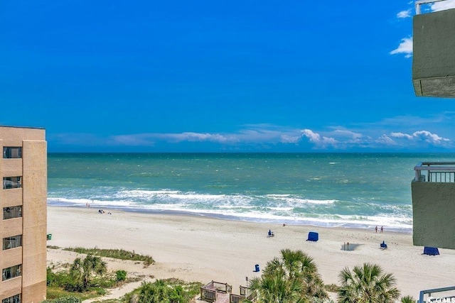 1105 S Ocean Blvd Unit 502, Myrtle Beach, SC 29577 - water view with local beach