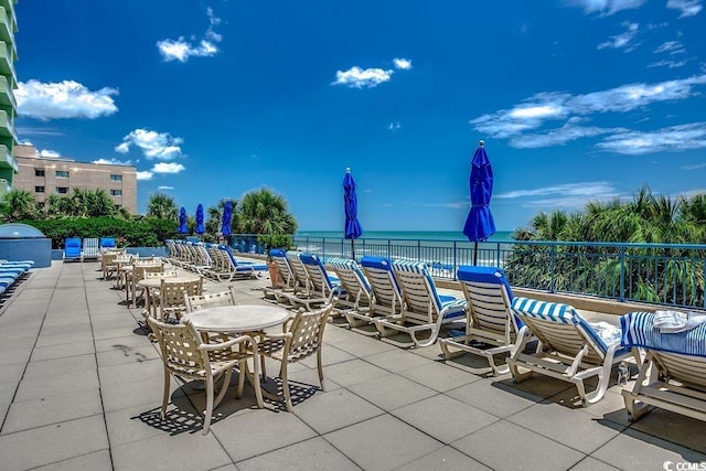 1105 S Ocean Blvd Unit 502, Myrtle Beach, SC 29577 - view of patio / terrace