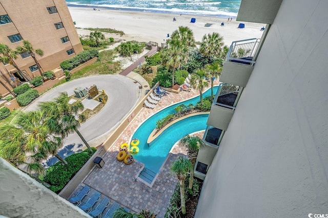 1105 S Ocean Blvd Unit 502, Myrtle Beach, SC 29577 - drone / aerial view of unending shoreline