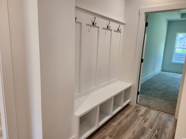 974 Crooked Oak Dr, Pawleys Island, SC 29585 - mudroom featuring wood finished floors and baseboards