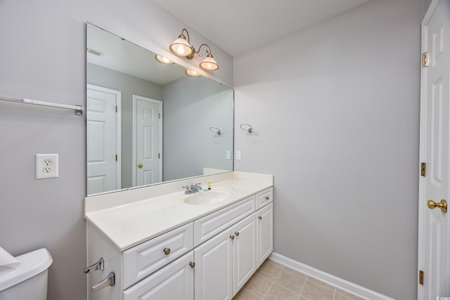 117 Butkus Dr Unit 5, Myrtle Beach, SC 29588 - bathroom with vanity, toilet, and baseboards