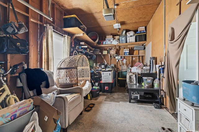 view of storage
