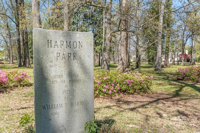 view of community / neighborhood sign