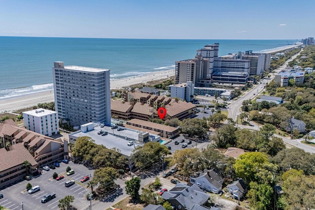 5508 Porcher Dr Unit 3, Myrtle Beach, SC 29577 - aerial view of waterfront with a beach