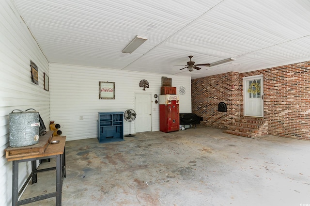 1315 Sioux Swamp Dr, Conway, SC 29527 - view of patio with entry steps and ceiling fan