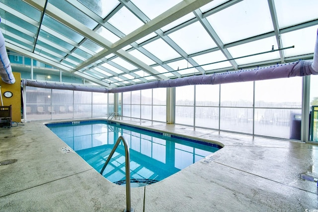 view of pool