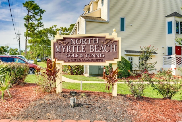 1100 Possum Trot Rd Unit G-216, North Myrtle Beach, SC 29582 - view of community sign