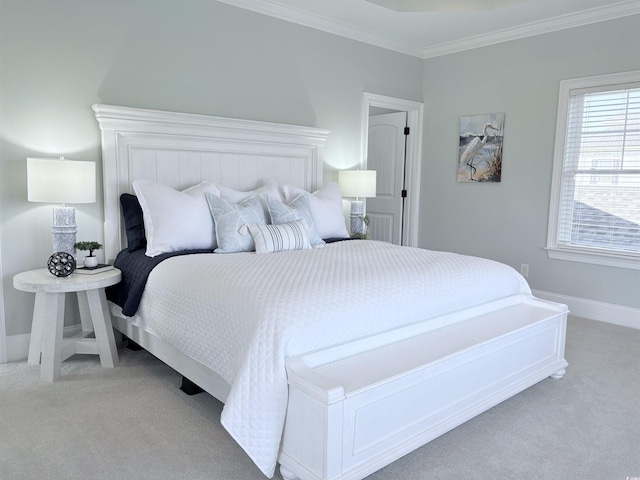 712 Crystal Water Way, Myrtle Beach, SC 29579 - bedroom with light colored carpet and crown molding