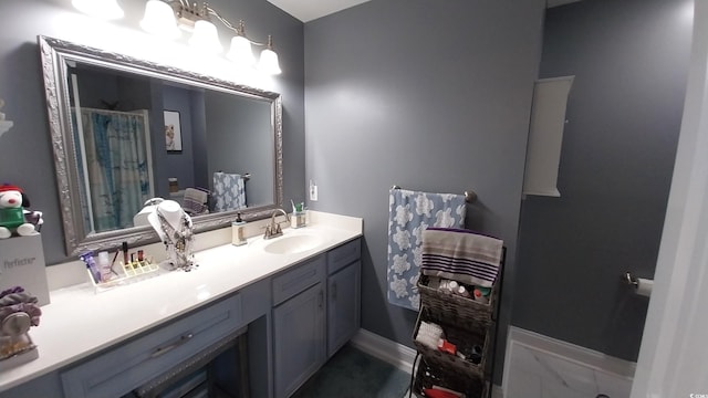 1210 Horry Rd, Aynor, SC 29511 - bathroom with vanity and baseboards