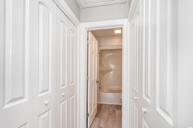 3015 Old Bryan Dr Unit 10-7, Myrtle Beach, SC 29577 - corridor featuring light wood-style floors