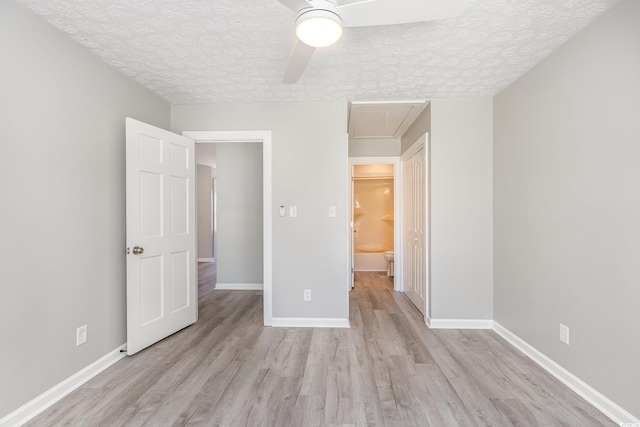 3015 Old Bryan Dr Unit 10-7, Myrtle Beach, SC 29577 - unfurnished bedroom with light wood-type flooring, baseboards, and attic access