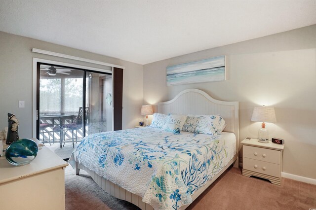 223 Maison Dr Unit F-4, Myrtle Beach, SC 29572 - carpeted bedroom with baseboards and access to outside