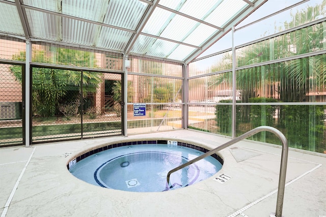 223 Maison Dr Unit F-4, Myrtle Beach, SC 29572 - view of pool with an indoor in ground hot tub