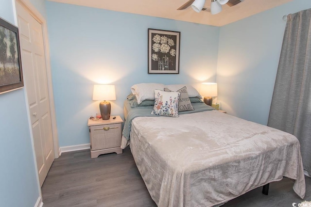 646 Tupelo Ln Unit 4E, Longs, SC 29568 - bedroom featuring wood finished floors and a ceiling fan