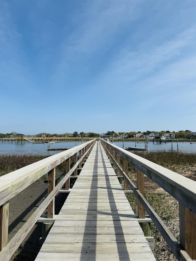 4113 Buccaneer Rd, Isle Of Palms, SC 29451 - dock featuring a water view