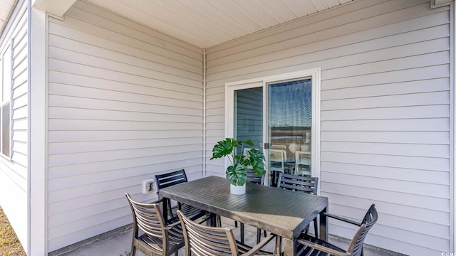 1446 Nokota Dr, Conway, SC 29526 - view of patio featuring outdoor dining space