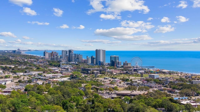 1315 Ashboro Ct, Myrtle Beach, SC 29579 - bird's eye view featuring a water view and a city view