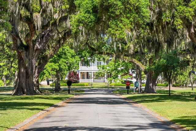 35 Red Skiff Ln Unit 35, Pawleys Island, SC 29585 - view of property's community featuring asphalt driveway and a lawn
