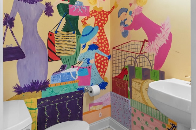 808 E Coast Ln, North Myrtle Beach, SC 29582 - half bathroom with toilet
