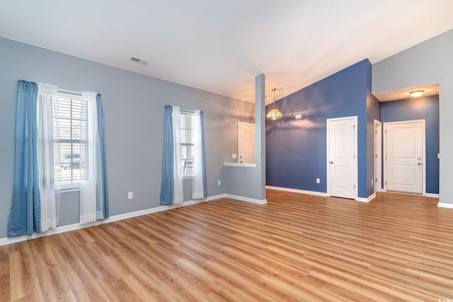 180 Oak Crest Cir, Longs, SC 29568 - unfurnished room with light wood finished floors and baseboards