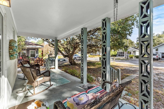 view of patio / terrace featuring a porch