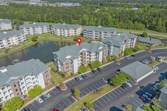 4891 Luster Leaf Cir Unit 301, Myrtle Beach, SC 29577 - aerial view of a large body of water and apartment complex / building
