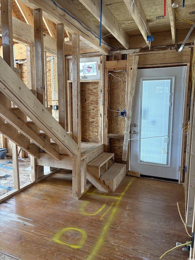 misc room featuring hardwood / wood-style floors