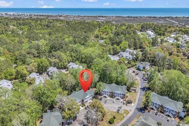 157 Egret Run Ln Unit 514, Pawleys Island, SC 29585 - view of property location featuring a forest and a nearby body of water