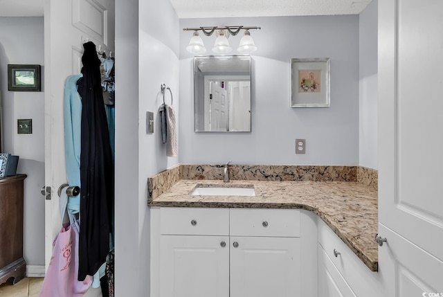 157 Egret Run Ln Unit 514, Pawleys Island, SC 29585 - bathroom featuring vanity and tile patterned flooring