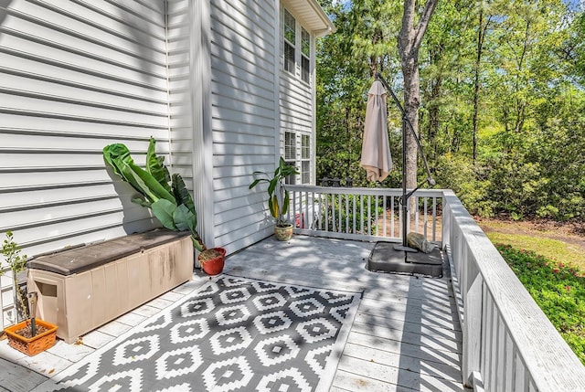 157 Egret Run Ln Unit 514, Pawleys Island, SC 29585 - view of wooden deck