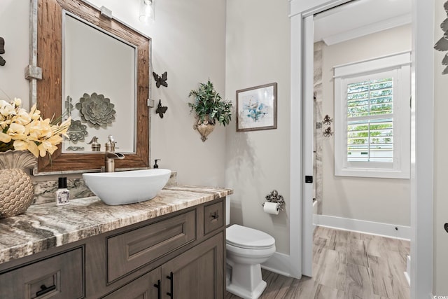 1006 Surf Pointe Dr, North Myrtle Beach, SC 29582 - bathroom with vanity, toilet, and baseboards