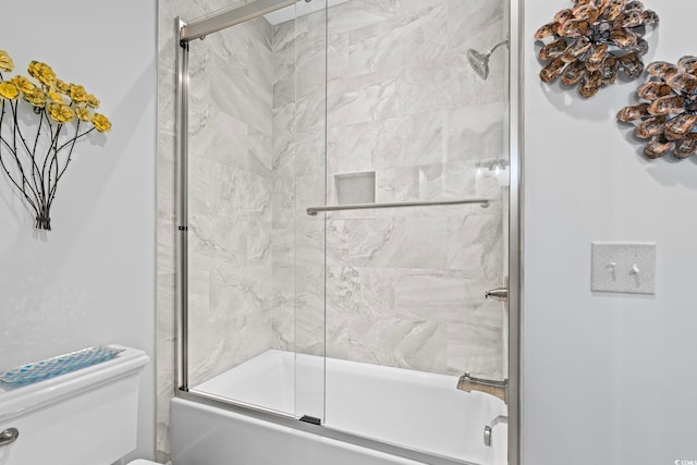 1006 Surf Pointe Dr, North Myrtle Beach, SC 29582 - bathroom with enclosed tub / shower combo and toilet