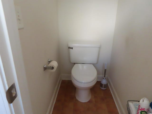 819 Brookline Dr, Myrtle Beach, SC 29579 - bathroom featuring toilet and tile patterned floors