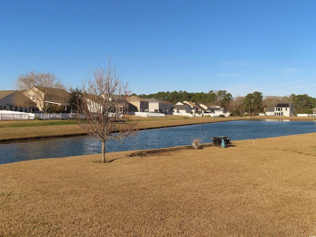 819 Brookline Dr, Myrtle Beach, SC 29579 - water view with nearby suburban area