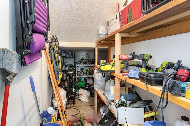 view of storage
