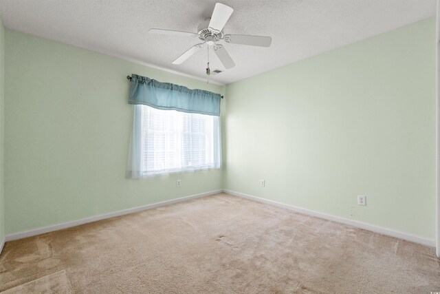 820 Fairway Dr Unit 1506Hh, Longs, SC 29568 - unfurnished room featuring carpet floors, a textured ceiling, baseboards, and ceiling fan