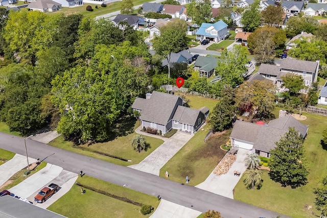 drone / aerial view featuring a residential view