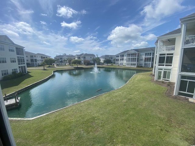 901-9 W Port Dr Unit 907, North Myrtle Beach, SC 29582 - water view with nearby suburban area