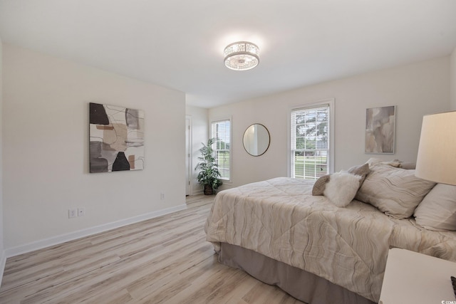 4100 Hagwood Cir, Conway, SC 29526 - bedroom with light wood finished floors and baseboards