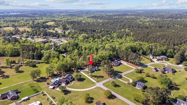 4100 Hagwood Cir, Conway, SC 29526 - aerial view of property's location featuring a heavily wooded area
