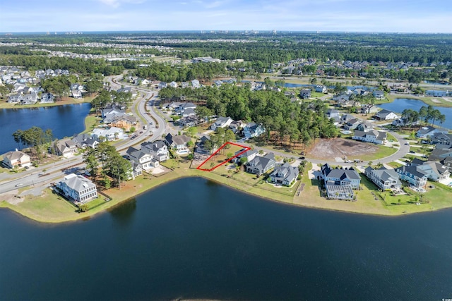 573 Starlit Way, Myrtle Beach, SC 29579 - aerial overview of property's location with nearby suburban area and a nearby body of water