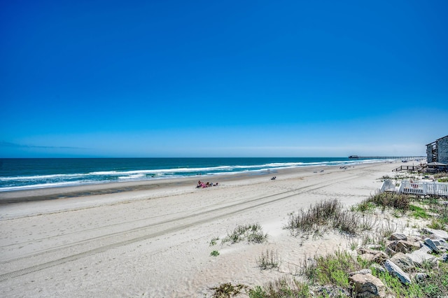 720 N Waccamaw Dr Unit 207, Garden City Beach, SC 29576 - view of water feature featuring a view of the beach