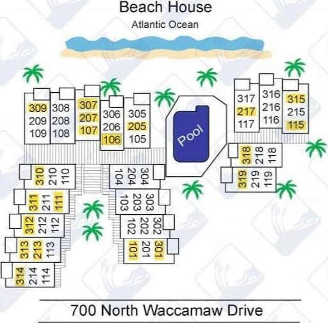 720 N Waccamaw Dr Unit 207, Garden City Beach, SC 29576 - map