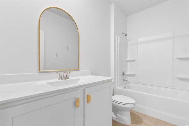 591 Meadowgrass Ct, Myrtle Beach, SC 29588 - full bathroom featuring tile patterned flooring, shower / washtub combination, toilet, and vanity