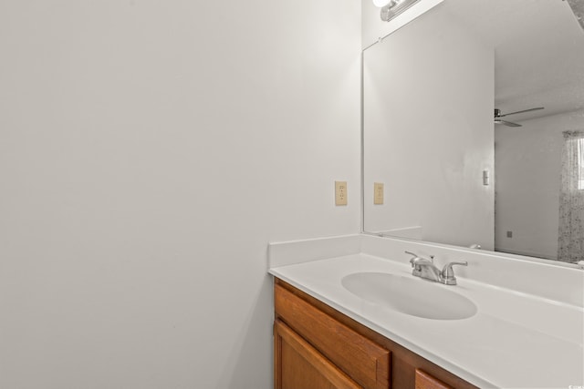 775 Plantation Dr Unit 87, Little River, SC 29566 - bathroom featuring vanity and a ceiling fan