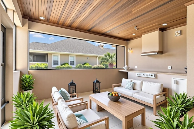 7041 Turtle Cove Dr, Myrtle Beach, SC 29579 - view of patio featuring outdoor lounge area