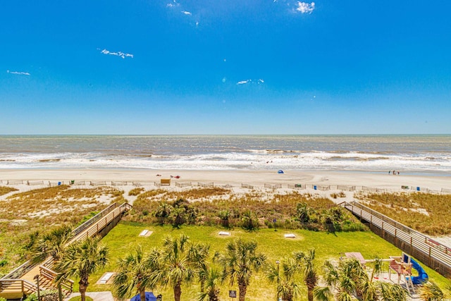 water view with local beach